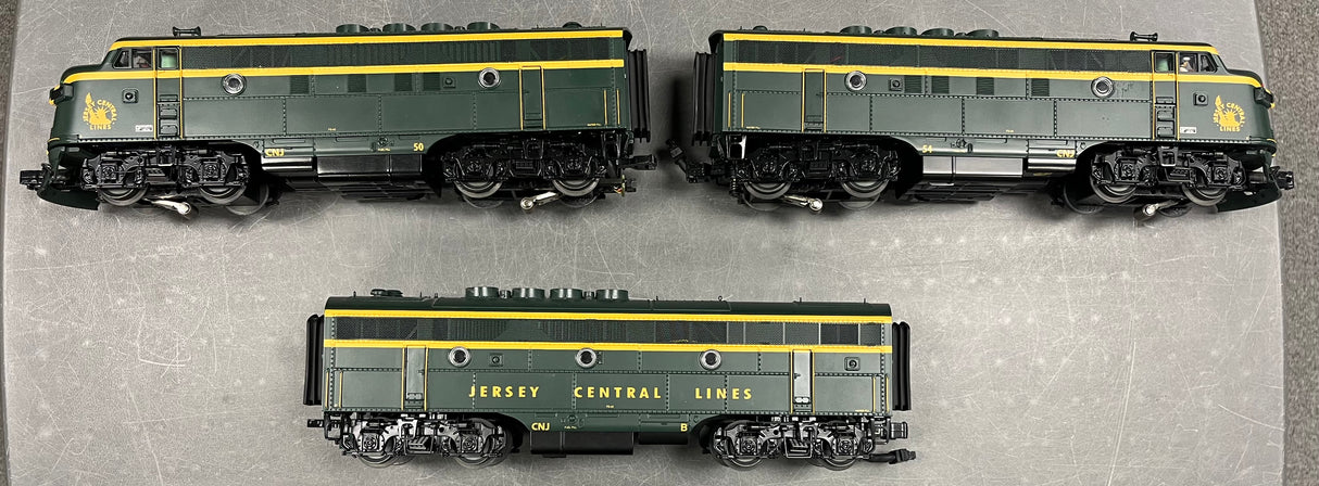MTH 20-2483-1 JERSEY CENTRAL F-3 ABA DIESEL ENGINE SET WITH PROTO-SOUND 2.0