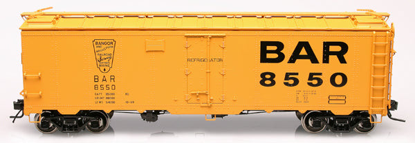 Atlas #8507 Bangor & Aroostook 40' Steel Reefer Car (3-Rail)