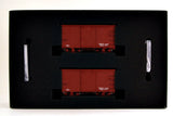 BACHMANN SPECTRUM 26501 ON30 18' FREIGHT CARS PAINED UNLETTERED BOX CARS (2/BOX)
