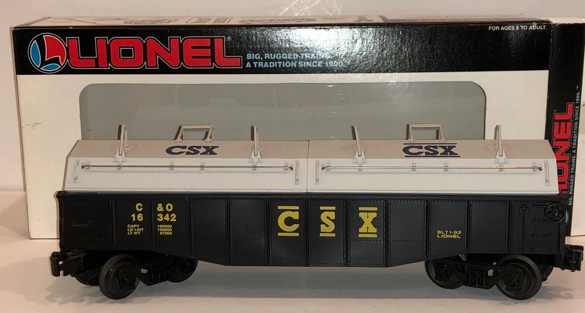 Lionel CSX Gondola with Coil Covers 6-16342