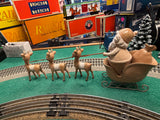 Whimsical Santa and Reindeer