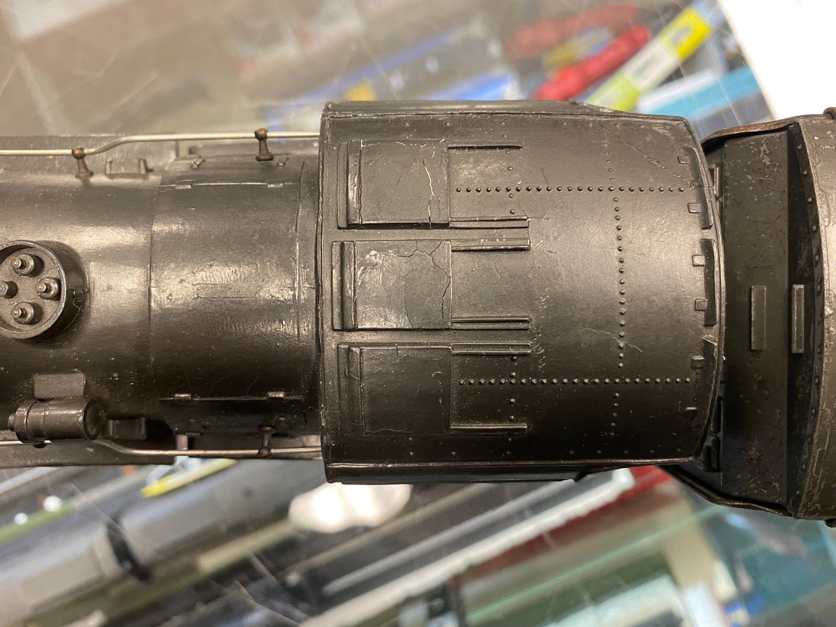 Lionel 763E prewar O gauge gunmetal Hudson steam locomotive and tender