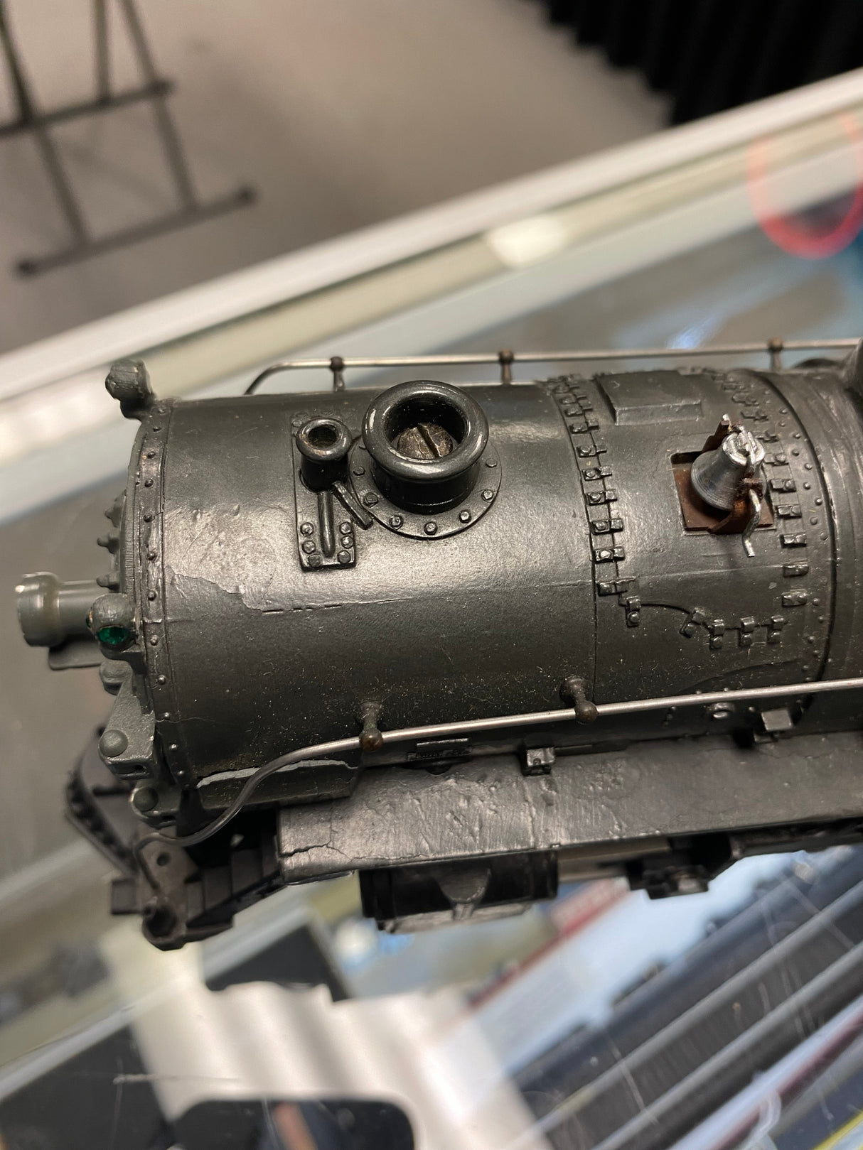 Lionel 763E prewar O gauge gunmetal Hudson steam locomotive and tender