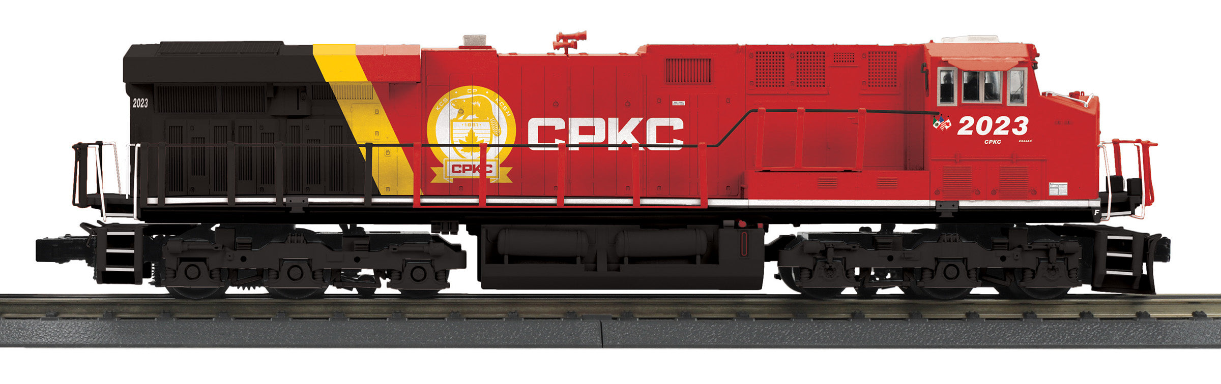 MTH RailKing 30-21281-1: CPKC ES44AC Imperial Diesel Engine