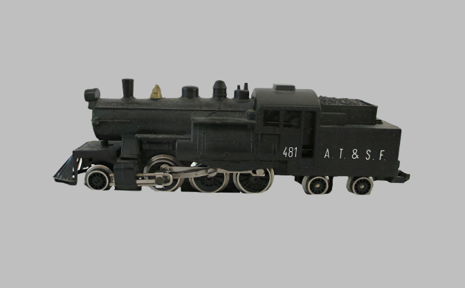 AHM N AT&SF 2-6-4 Tank Engine