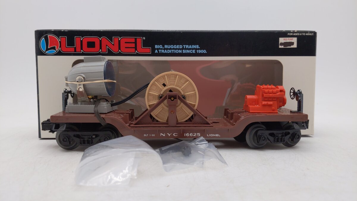 Lionel 6-16625 O Gauge New York Central Extension Searchlight Car