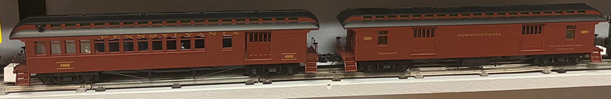 MTH 20-3156-1 Pennsylvania O Scale Premier Engine and Passenger Car Set