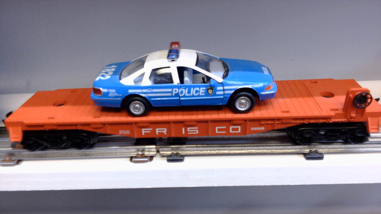 Lionel Frisco Flat Car w/ Police Car