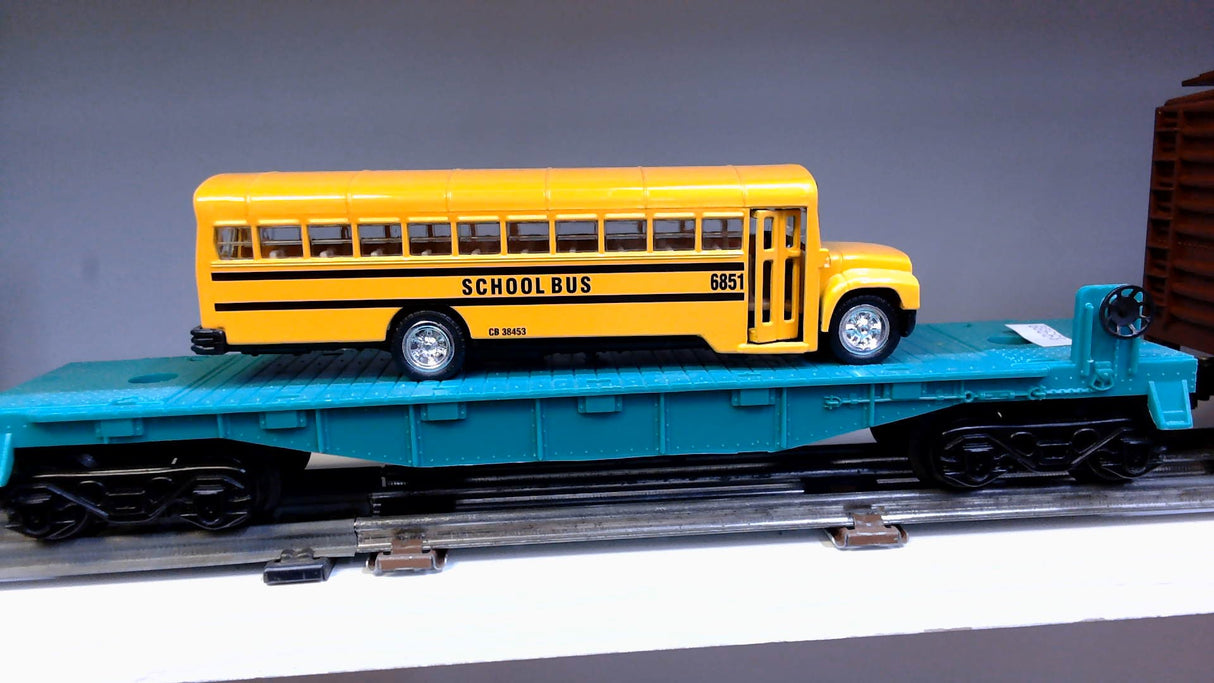 Lionel Flat Car w/  School Bus