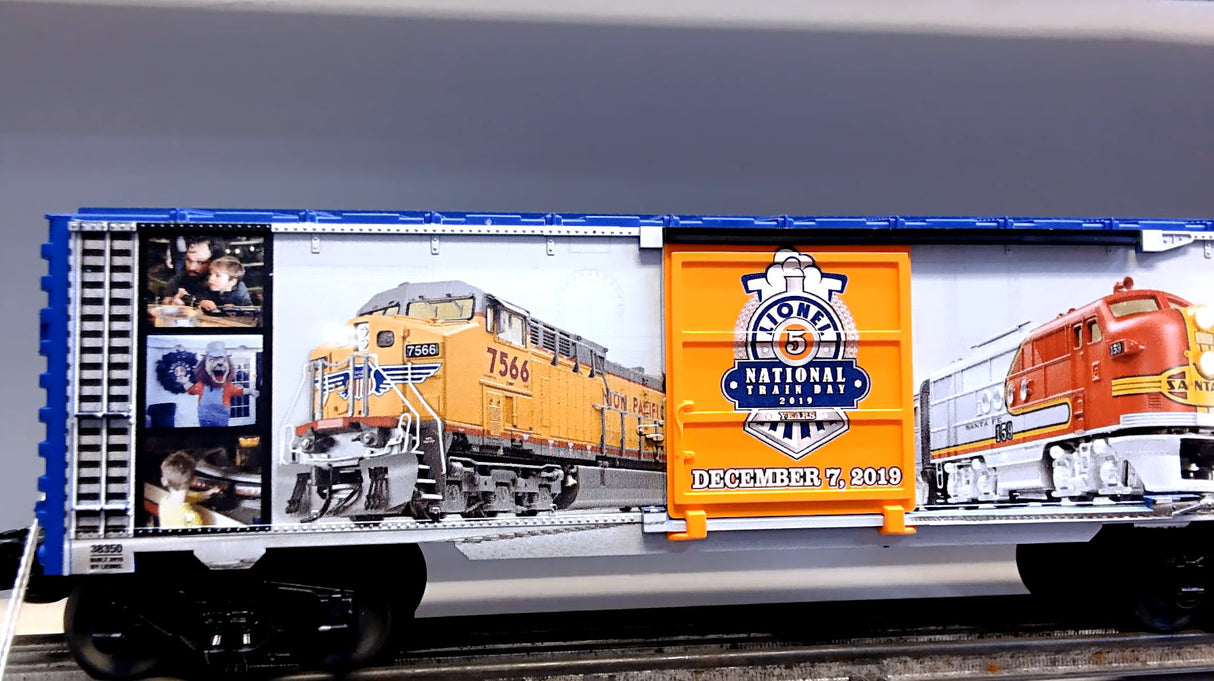 Lionel 1938350: 2019 National Train Day Box Car