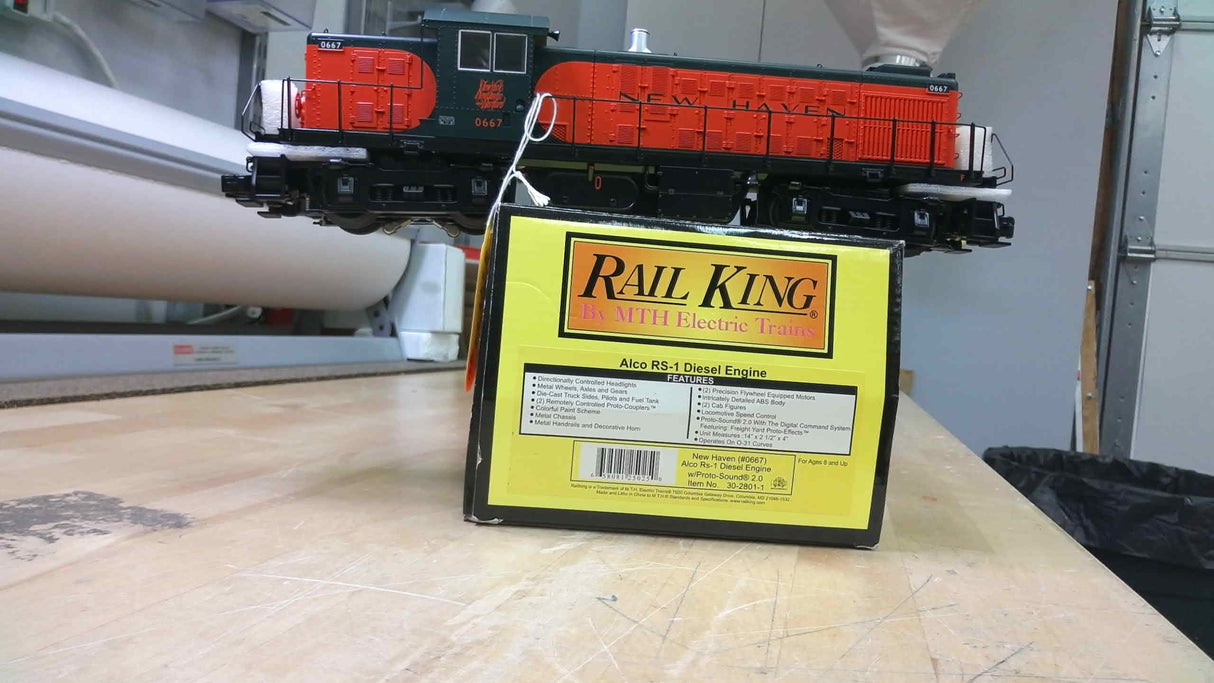 RailKing New Haven Alco Rs-1 Diesel Engine w/Proto-Sound 2.0 30-2801-1