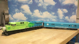 MTH 20-2986-1E GE Evolution ES44AC W/ 20-2986A 70' Streamlined Pro Passenger SET