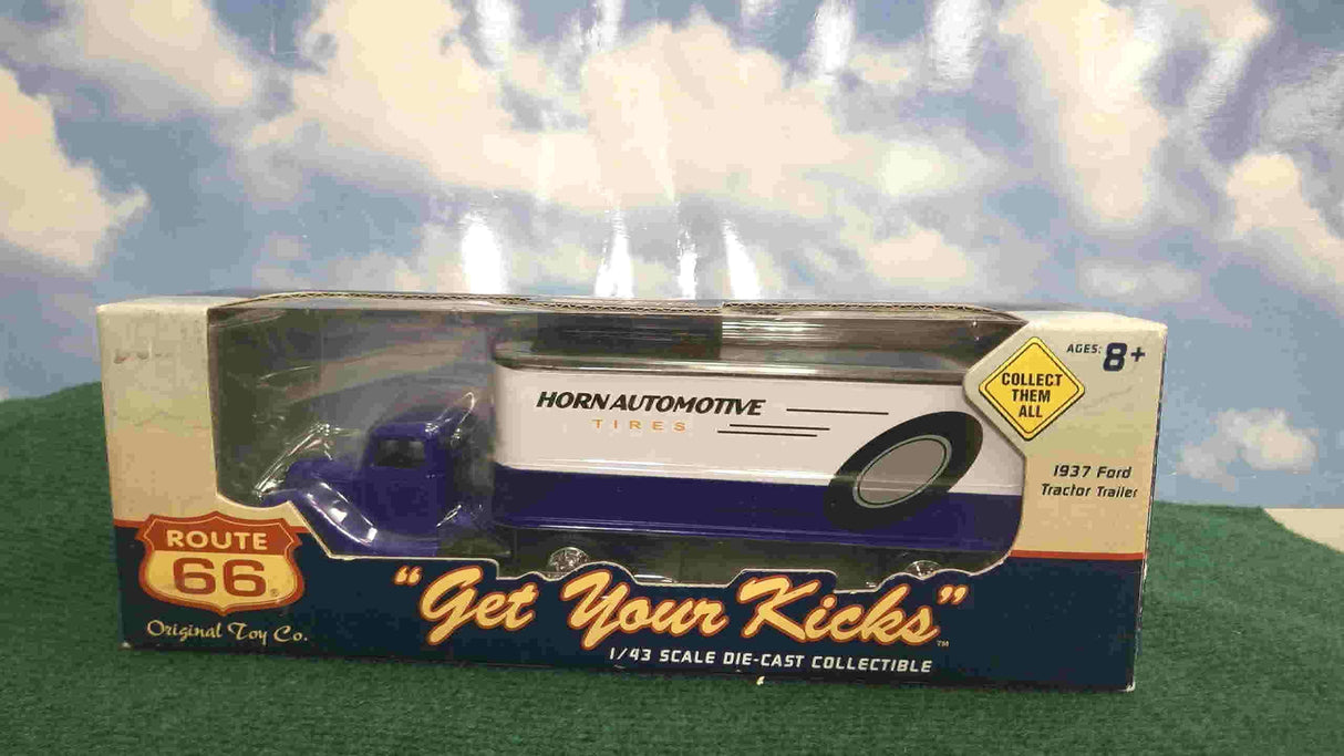 Route 66 1950 Chevy Tractor Trailer 1/43 Scale