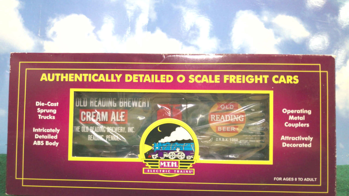 MTH 20-90282d Old Reading Cream Ale 36' Woodsided Reefer