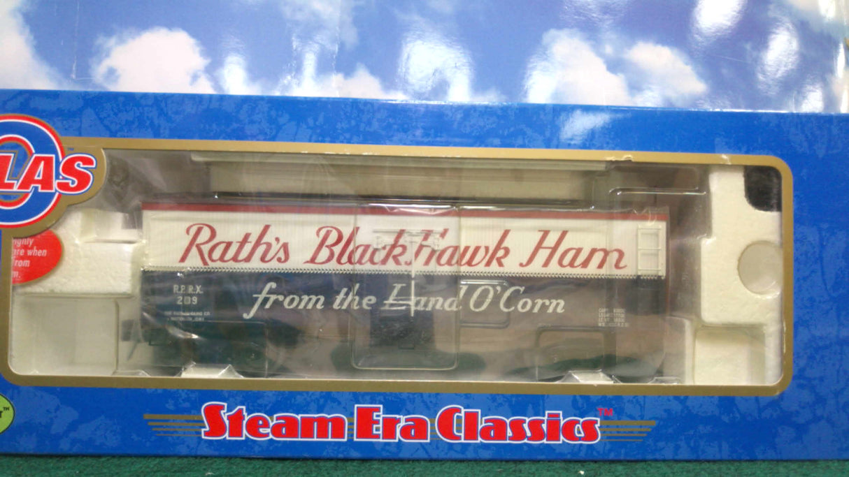 Atlas #8035 Rath's 36' Wood Reefer Car (3-Rail)