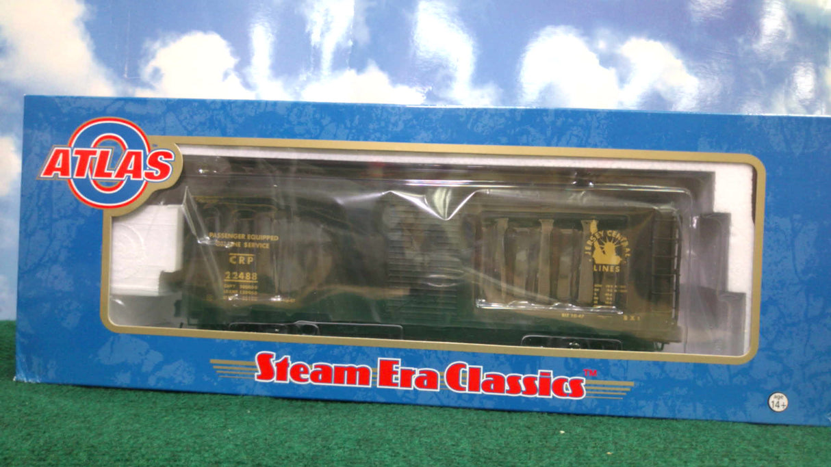 Atlas #8592-2 Jersey Central [CRP] 40' AAR Single Door Box Car #22488 (3-Rail)