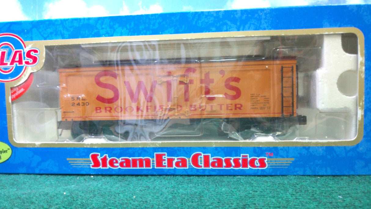Atlas #8043 Swift's 36' Wood Reefer Car (3-Rail)