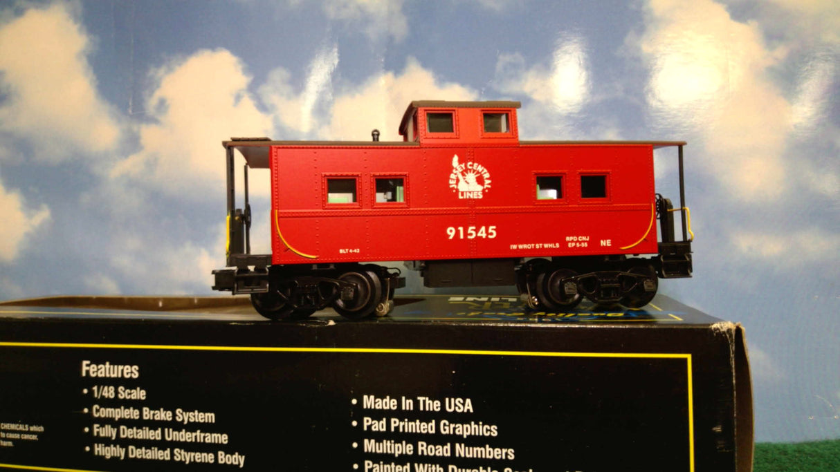 Weaver U2960LD Central New Jersey Northeastern Caboose (3-Rail)