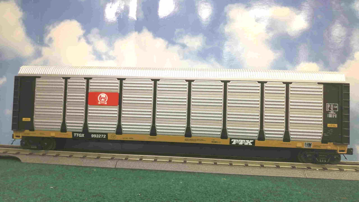 MTH CPKC Rail O Scale Premier Corrugated Auto Carrier