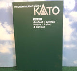 KATO 106-8011 Amfleet I Amtrak Phase I Paint 4 Car Set