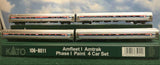 KATO 106-8011 Amfleet I Amtrak Phase I Paint 4 Car Set