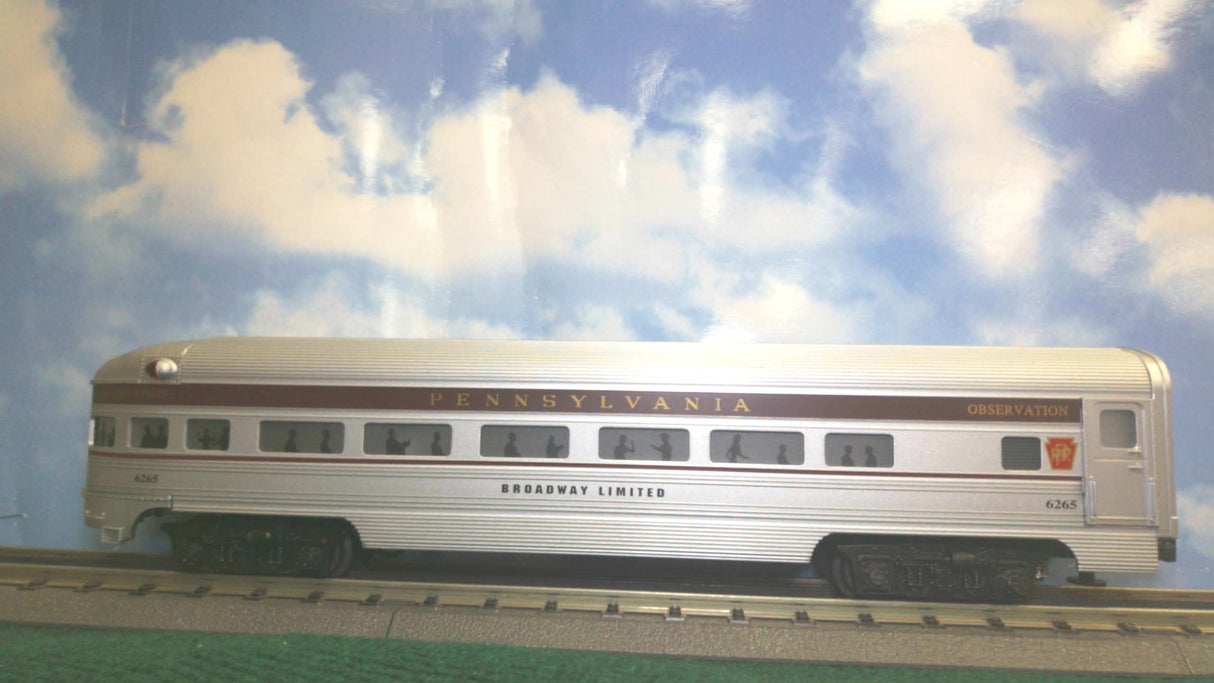 Williams O Gauge Pennsylvania Boardway Limited Observation Car