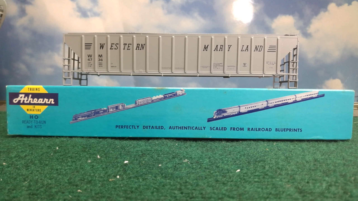 Athearn 826 HO Unconstructed Western Maryland 54' P.S. Ribside Hopper
