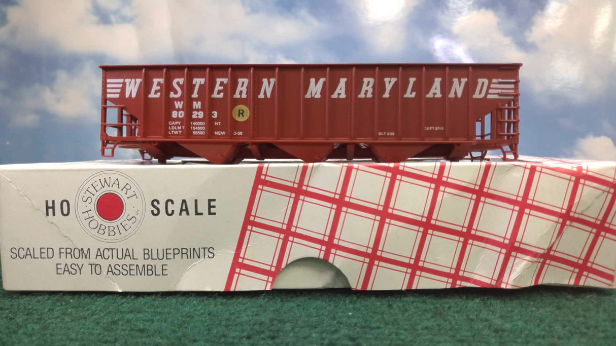 Stewart's Hobbies 80293 HO Western Maryland 70 Ton 14 Panel Triple Hopper