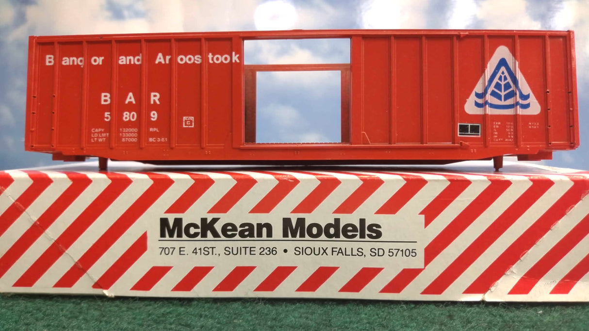 McKean Models HO Bangor and Aroostook 50' OB Box Car