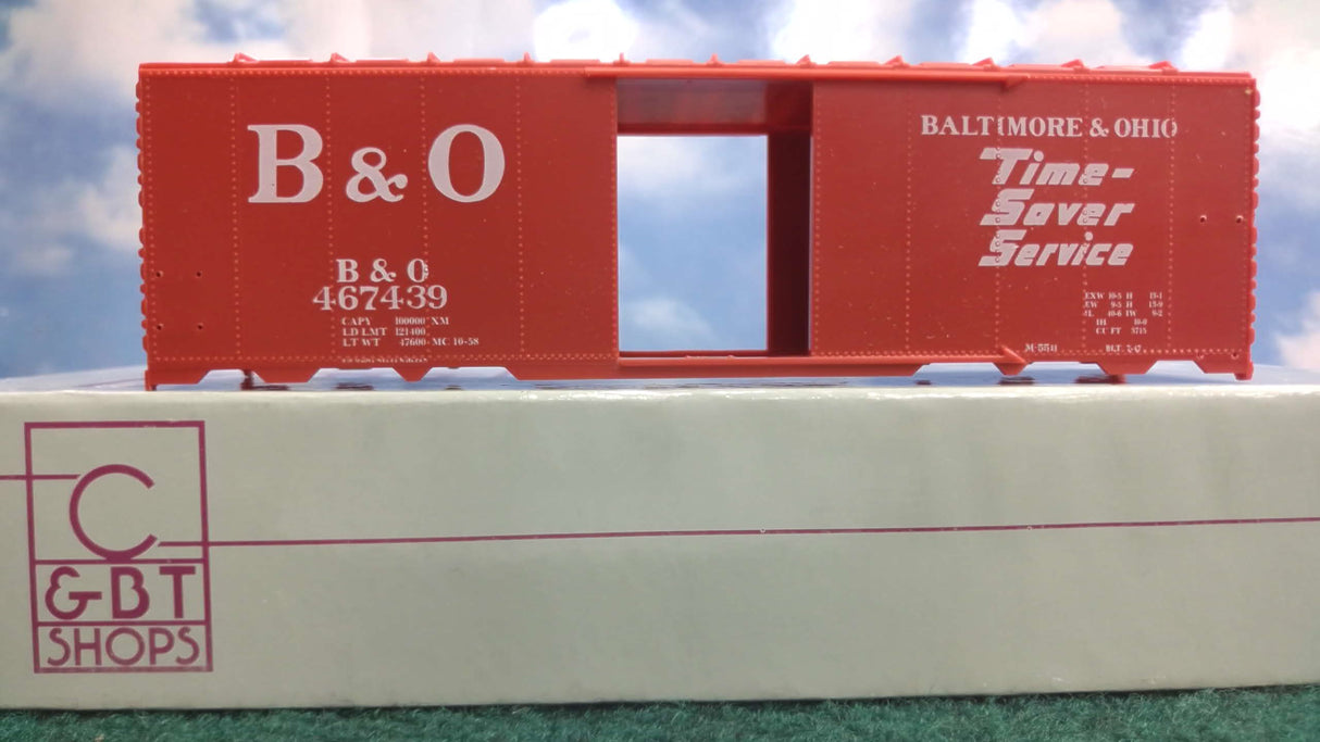 C&BT Shops HO Baltimore and Ohio 1944 AAR 40' Box Car