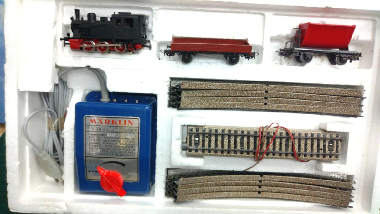Märklin 2943 HO Goods Train Set with Transformer