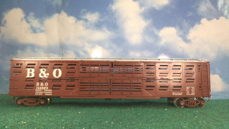 Overland Models Brass Baltimore and Ohio S-2 Pig and Sheep Car