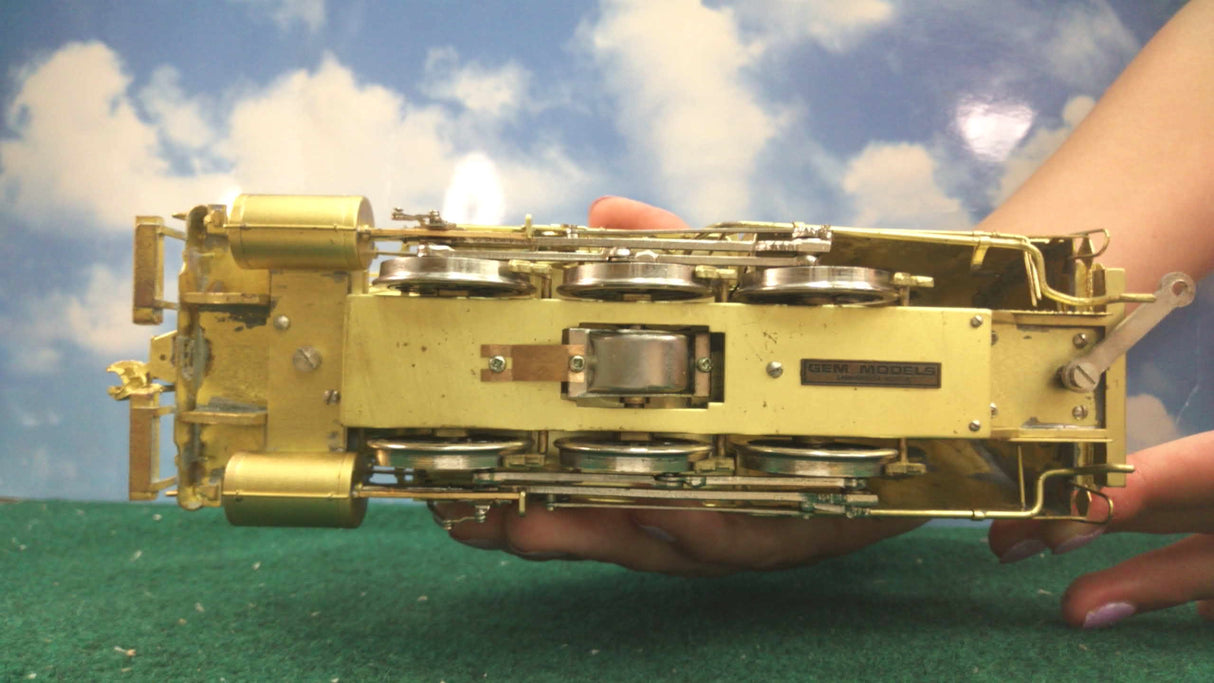 Gem Models Brass Unpainted Reading Class 0-6-0 Camelback Engine
