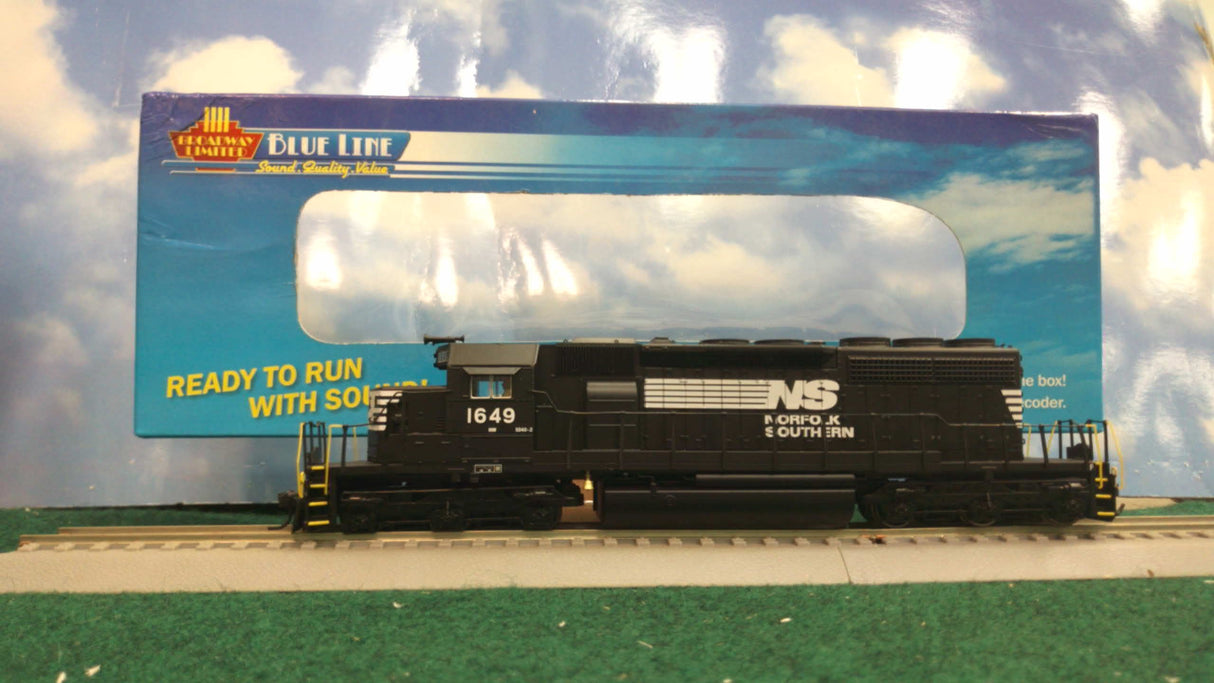 Broadway Limited BlueLine EMD SD40-2 NS #1649 DC Sound (DCC Ready) HO