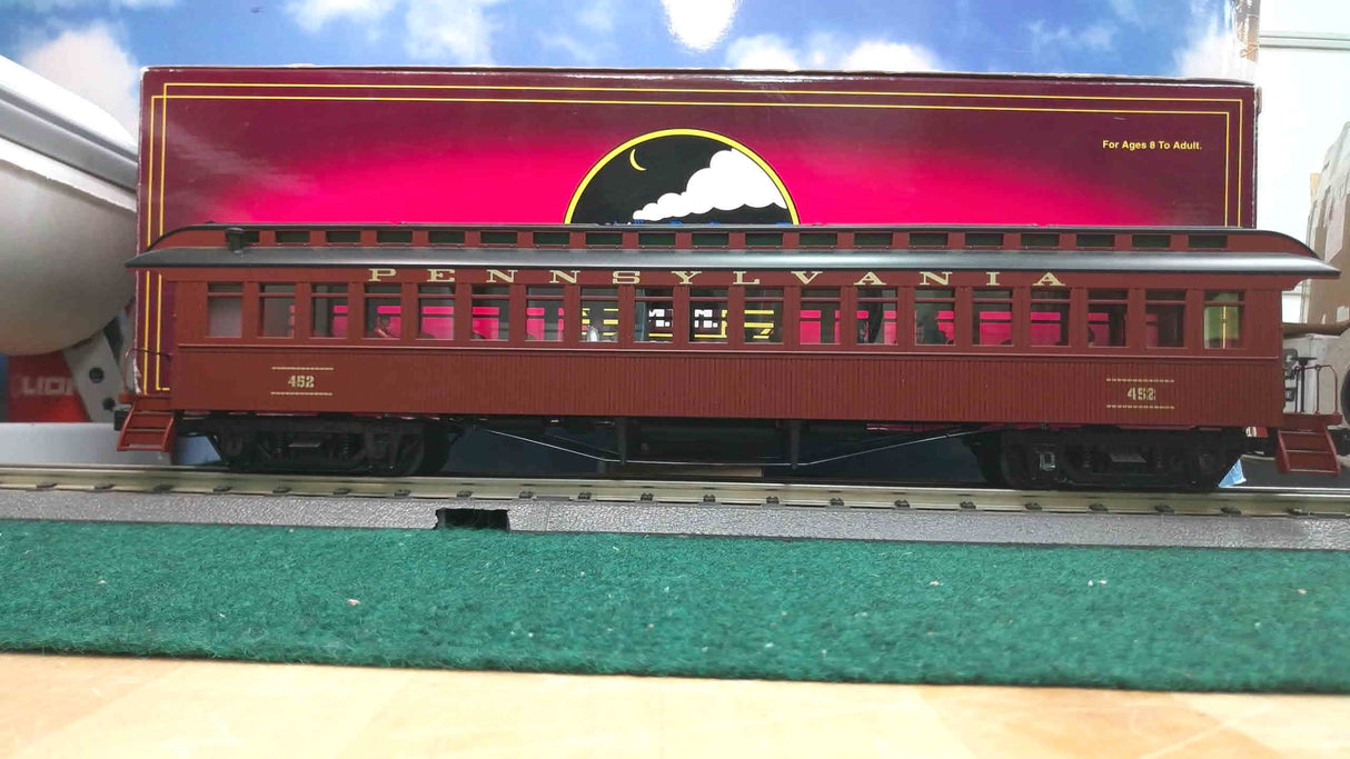 MTH 20-62003B 64' Woodsided Coach Passenger Car #452