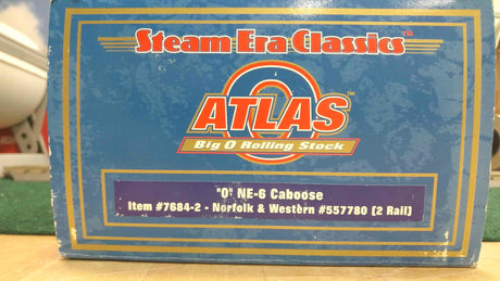 Atlas O Steam Era Classics #7684-2 NE-6 Steel Caboose N&W #557780