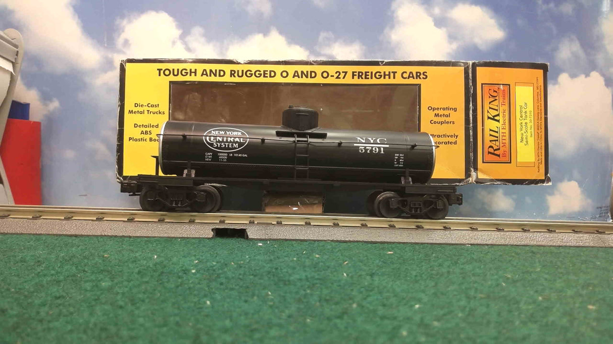 MTH New York Central O Gauge RailKing Tank Car 30-7310