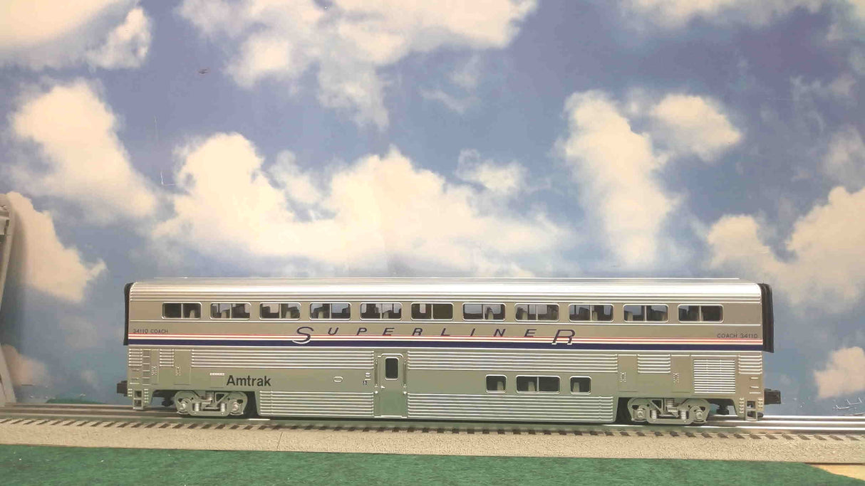 MTH 20-6537 4-Car Amtrak Phase IV 70' Superliner II Set
