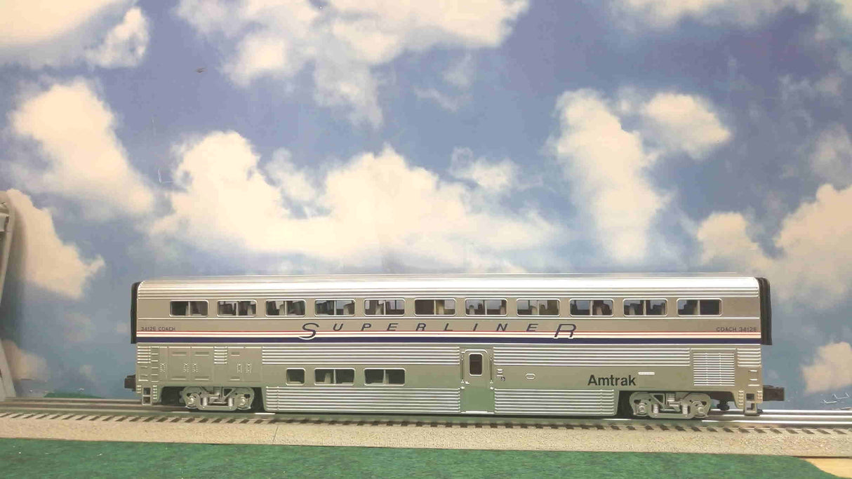 MTH 20-6537 4-Car Amtrak Phase IV 70' Superliner II Set