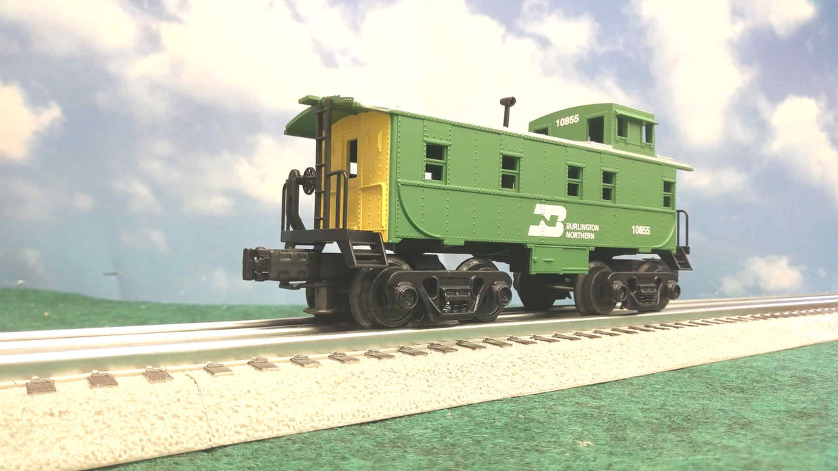 Industrial Rail 1502 O27 Steel Caboose Burlington Northern #10855