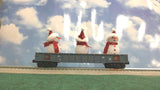 MTH&nbsp;RailKing 30-72249: North Pole Gondola Car w/LED Christmas Lights &amp; Lighted Snowmen