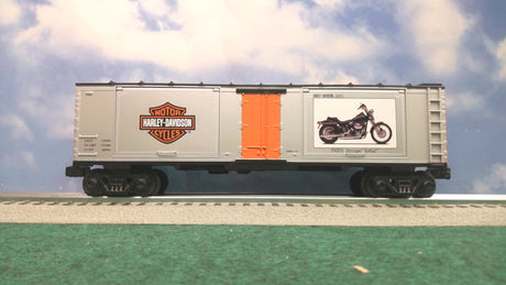 MTH 30-74294 Harley-Davidson 40' Window Boxcar W/2 Motorcycles