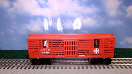 Lionel 6-9280 Santa Fe Horse Transport Car A.T.S.F
