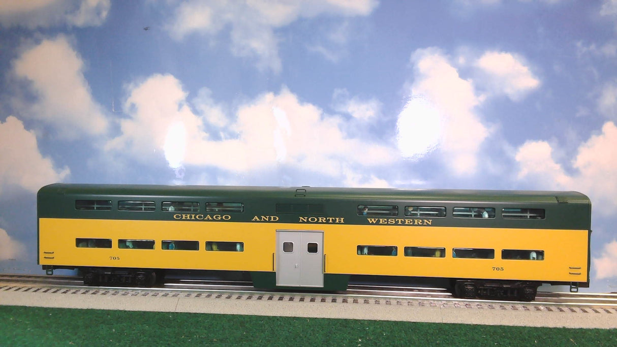 K-Line O Aluminum Chicago and Northwestern 6 Passenger Car Set