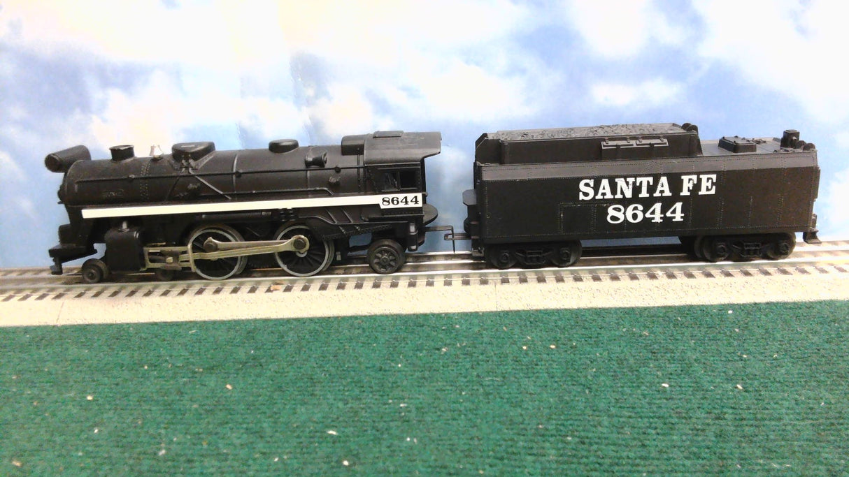 Lionel 8644 Santa Fe 4-4-2 Steam Locomotive & Tender