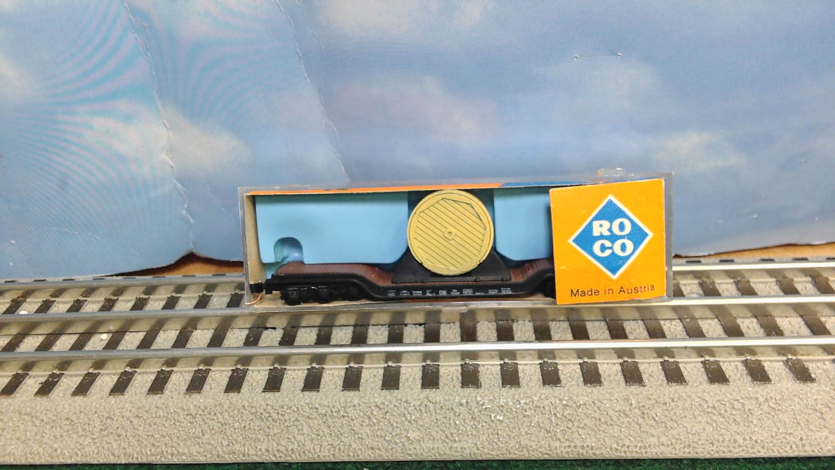 ROCO 2358 DB Tiefladewagen m.Kabeltrommel Ep.3