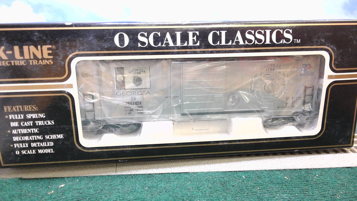 K-Line K765-7424 Georgia Classic Boxcar Commemorative Quarter State