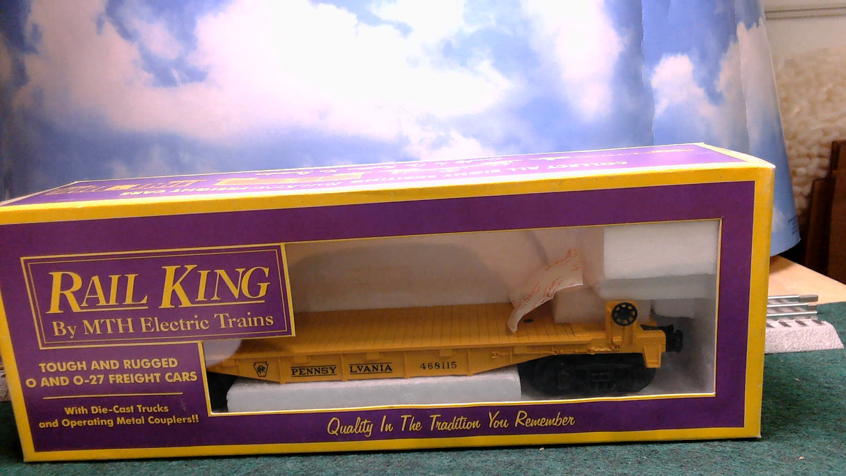 MTH Rail King MT-7600 Pennsylvania Flat Car