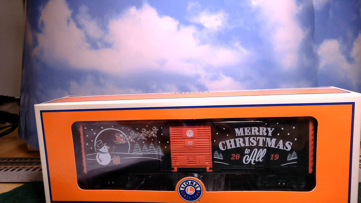 Lionel 1928490 2019 Christmas Boxcar