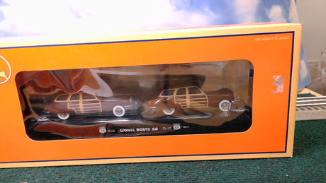 Lionel 6-17558 route 66 FC w/2 brown Sedans